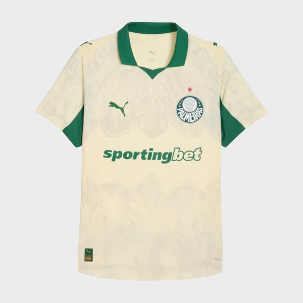 Camisa Palmeiras x KidSuper 25/26 Torcedor Masculina Bege
