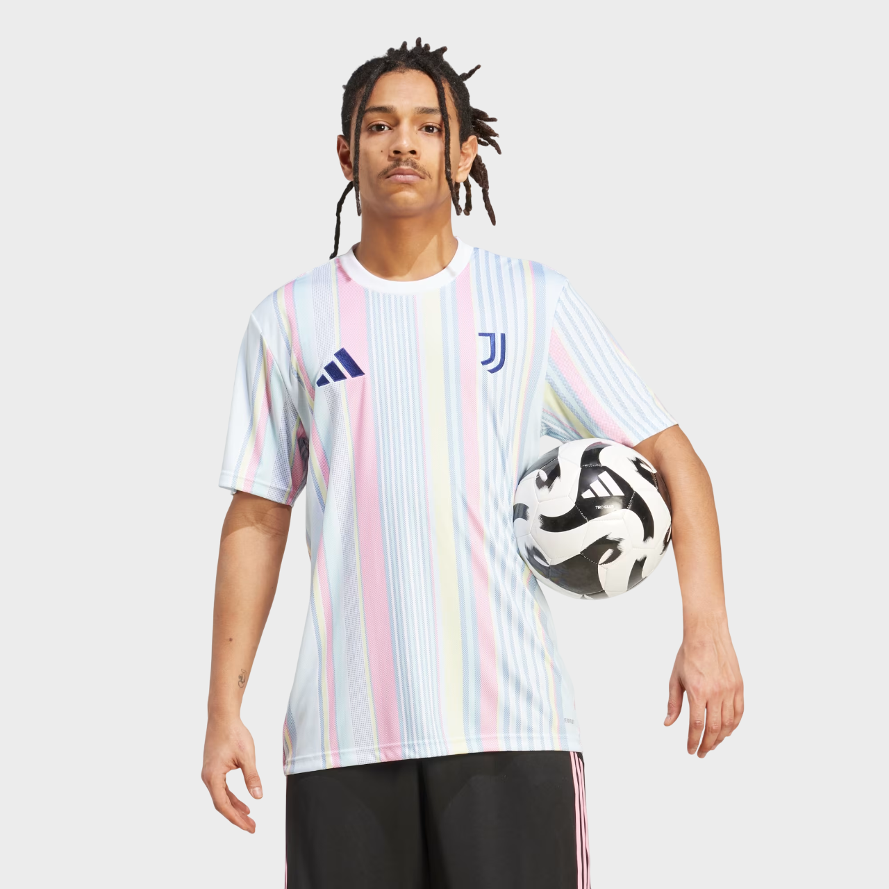 Camisa Juventus Pré-Jogo 25/26 Adidas Branco