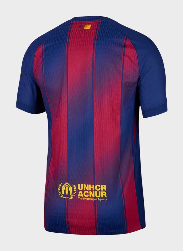 Camisa Barcelona I 25/26 Jogador Nike Masculina Azul e Grená