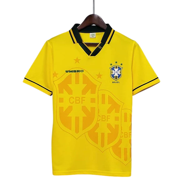 Camisa Retrô Brasil I 1993/1994 Nike Amarela