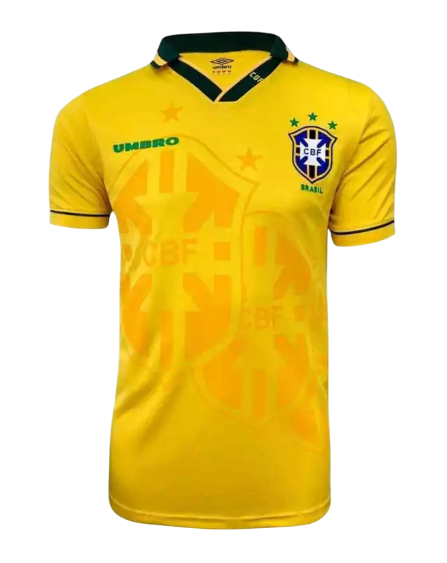 Camisa Retrô Brasil I 1993/1994 Nike Amarela