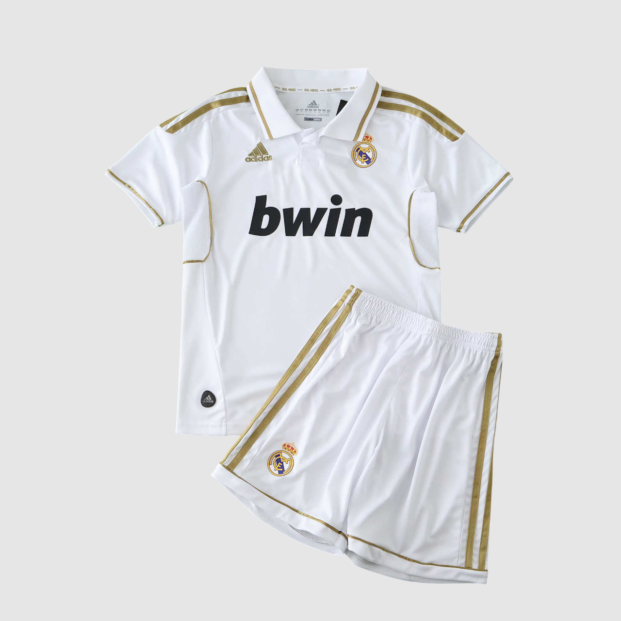 Conjunto Infantil Retrô Real Madrid I 11/12