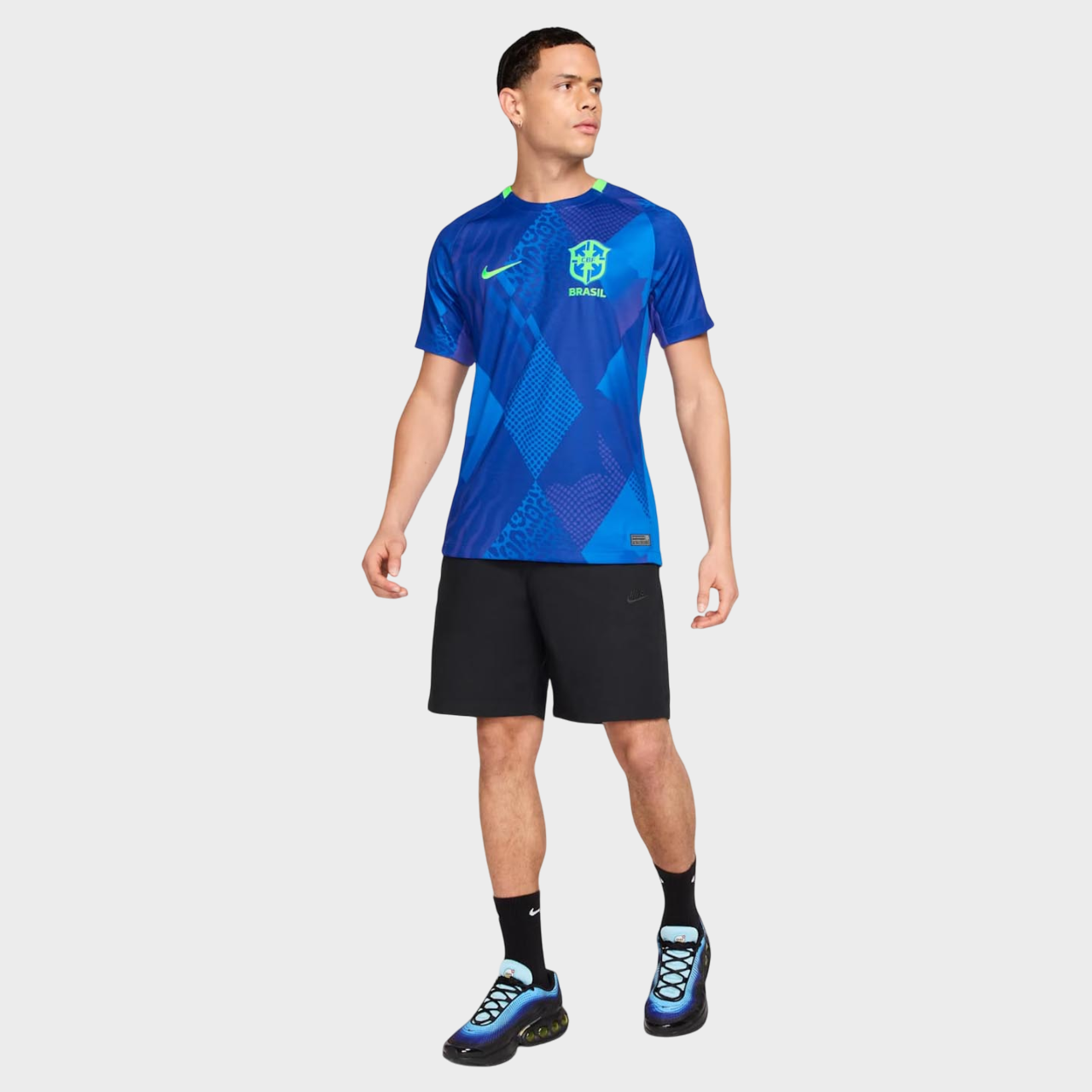 Camisa Brasil II 25/26 Torcedor Nike Masculina Azul