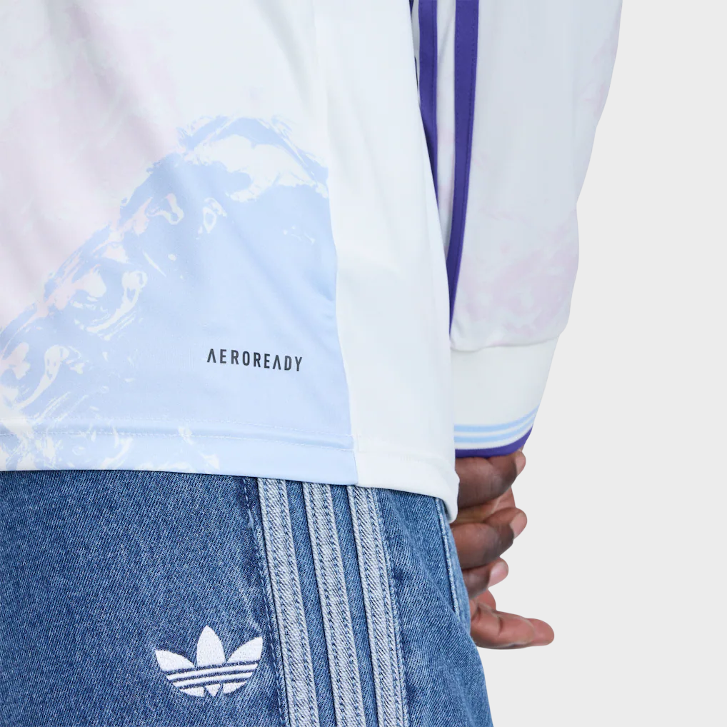 Camisa Manga Longa Aston Villa III 25/26 Torcedor Adidas Masculina Branco