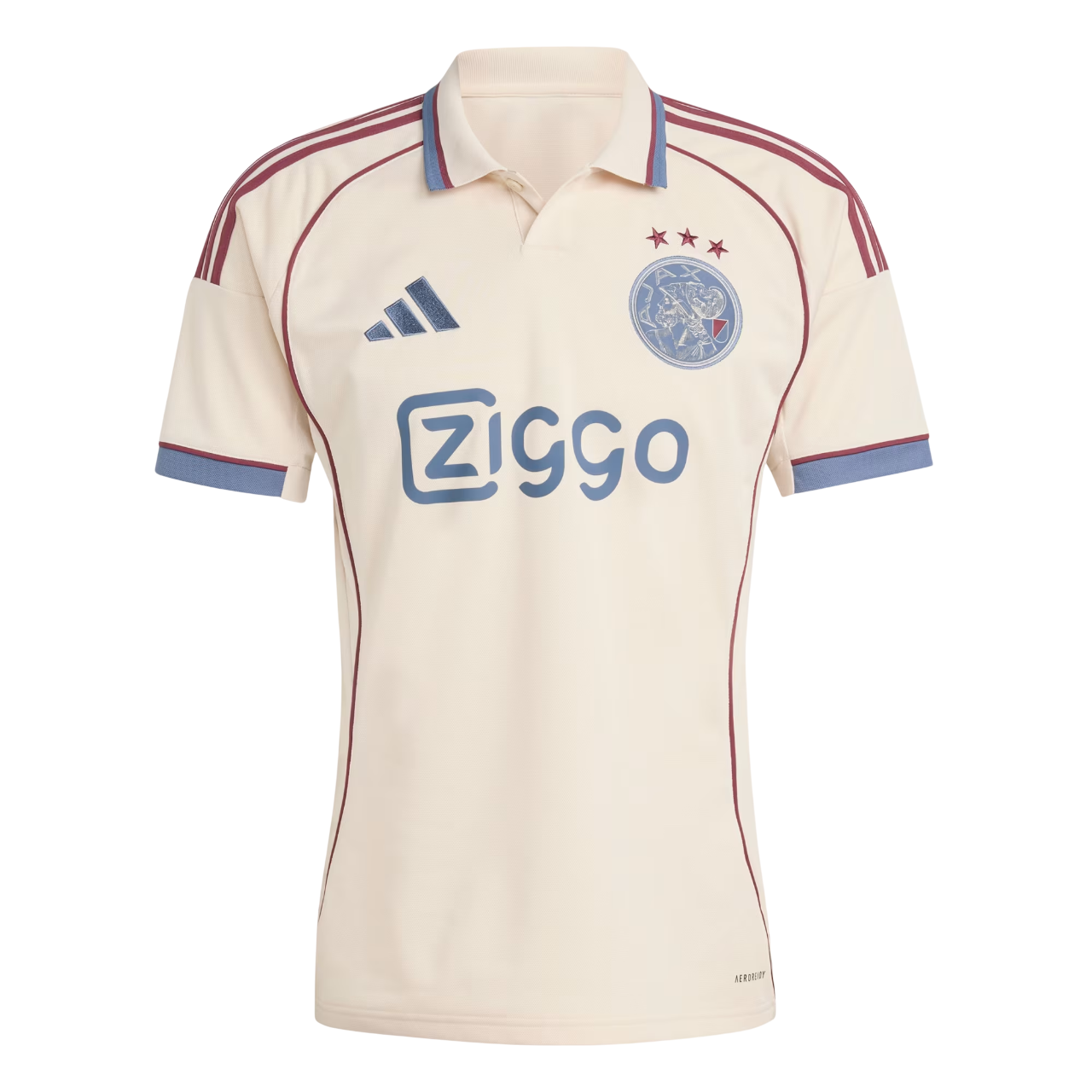 Camisa Ajax III Comemorativa 25/26 Torcedor adidas Masculina Creme