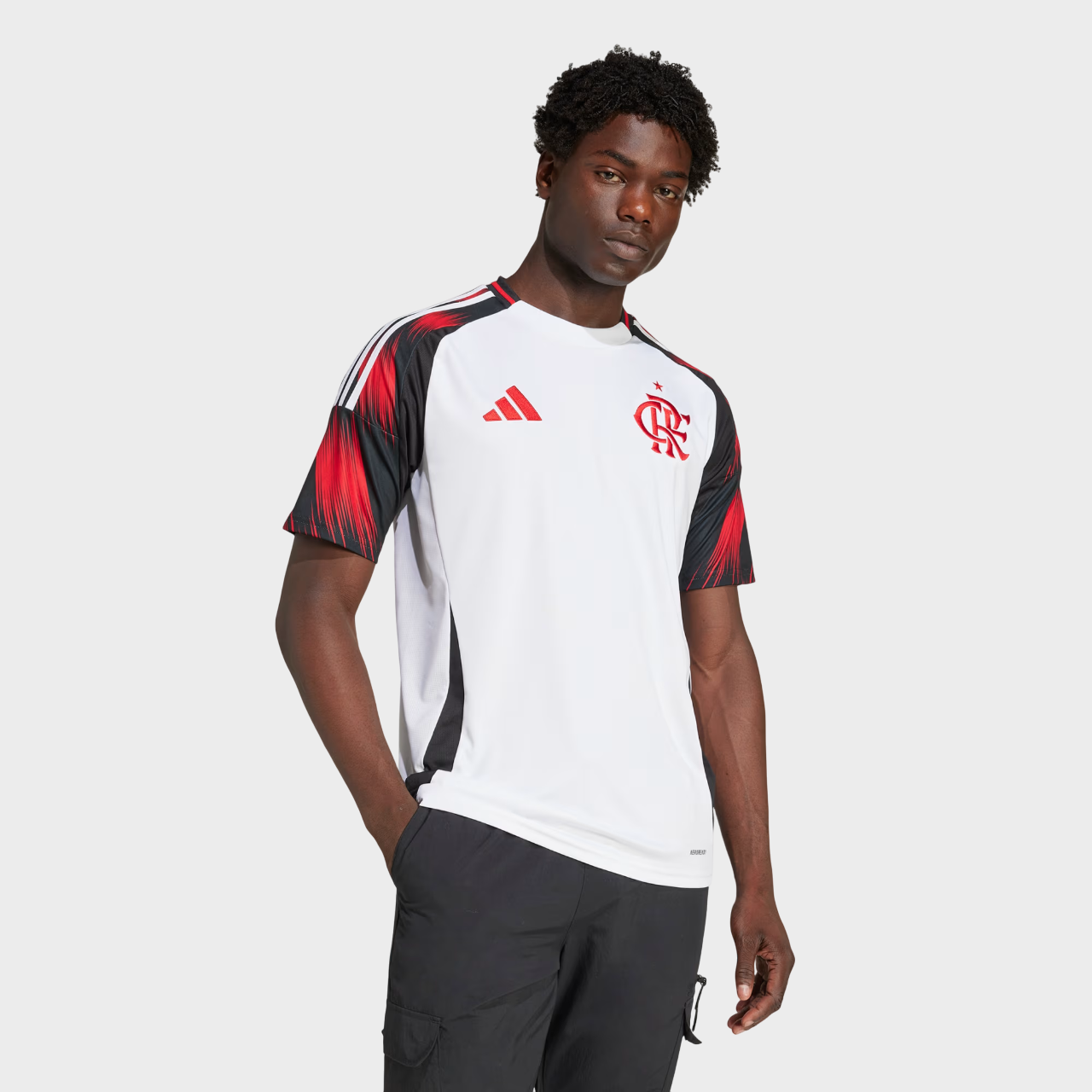 Camisa Flamengo II 25/26 Torcedor Masculina Branco