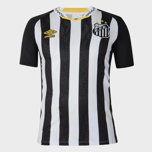 Camisa Santos II 25/26 Torcedor Masculina Listrado