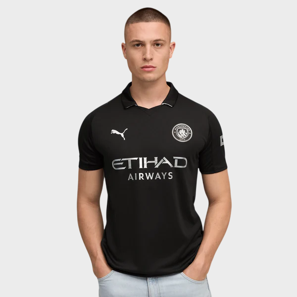 Camisa Manchester City II 25/26 Torcedor Puma Masculina Preta