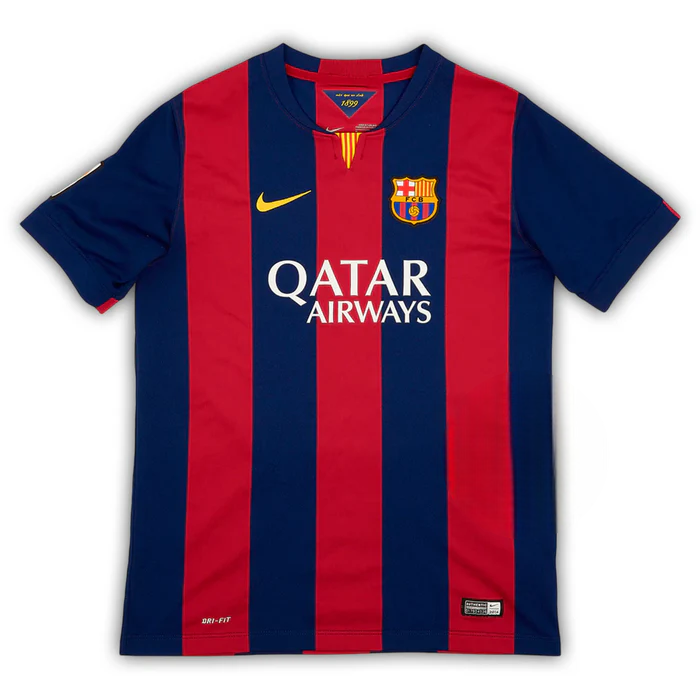 Camisa Retrô Barcelona I 2014/2015 Torcedor Nike Masculina