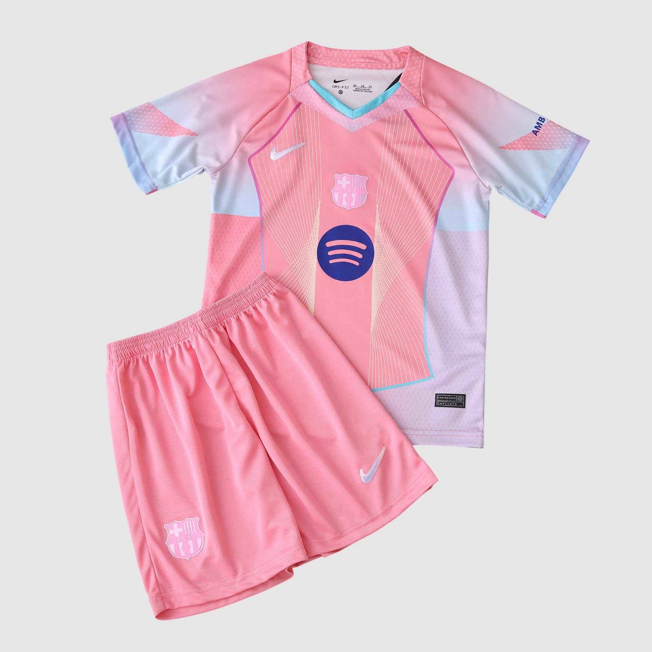 Conjunto Infantil Barcelona Concept Rosa 25/26