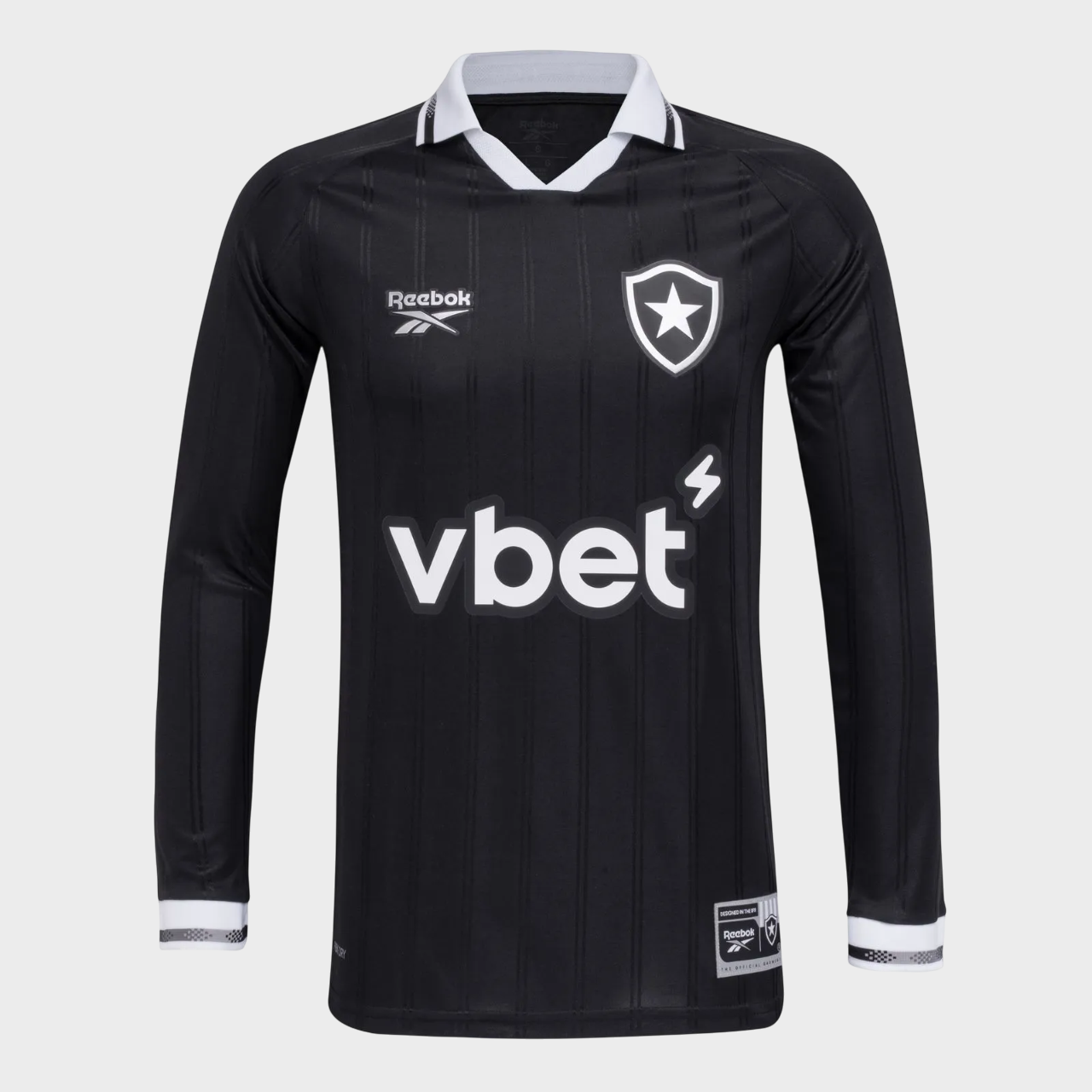 Camisa Manga Longa Botafogo II 25/26 Masculina Preto