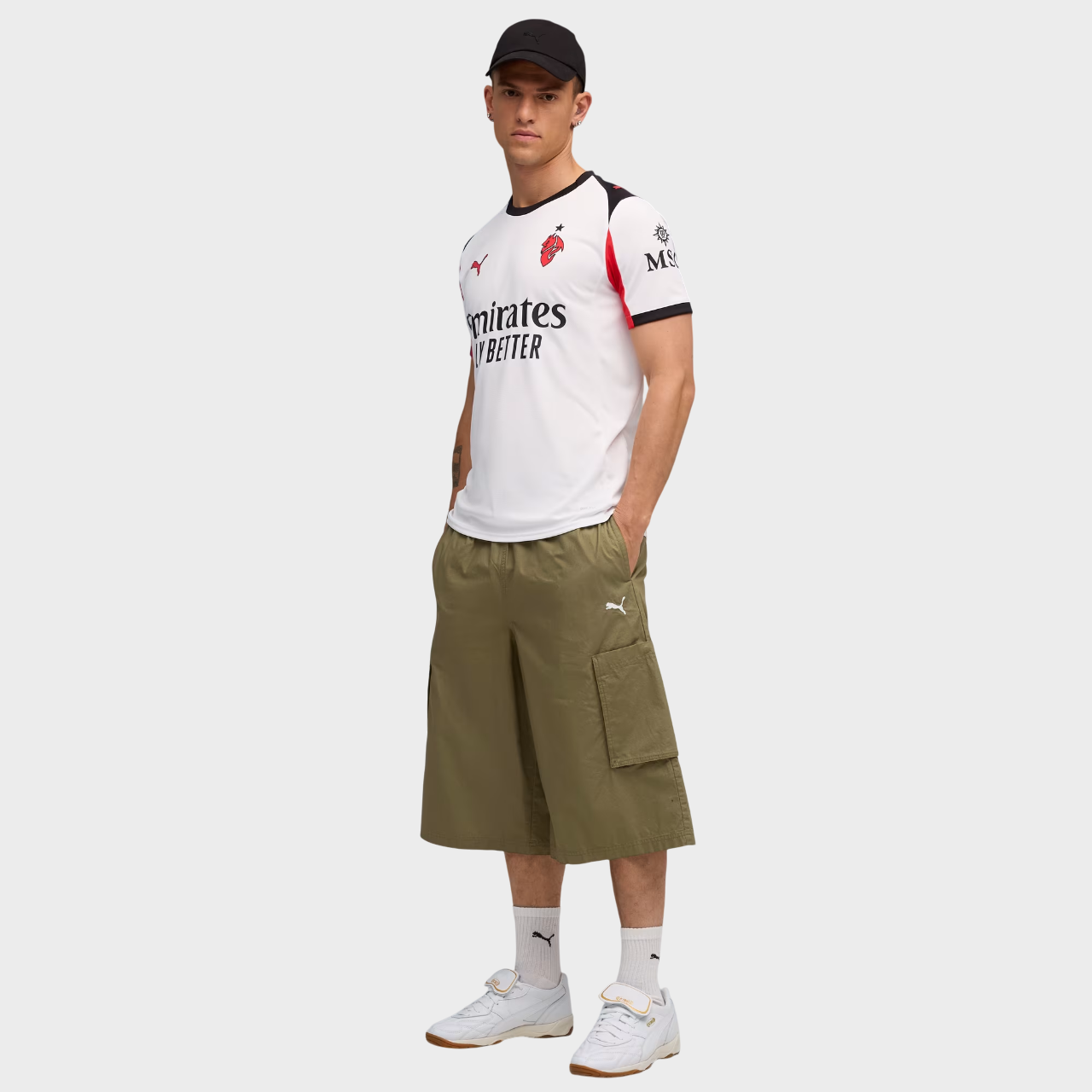 Camisa Milan II 25/26 Torcedor Puma Masculina Branco