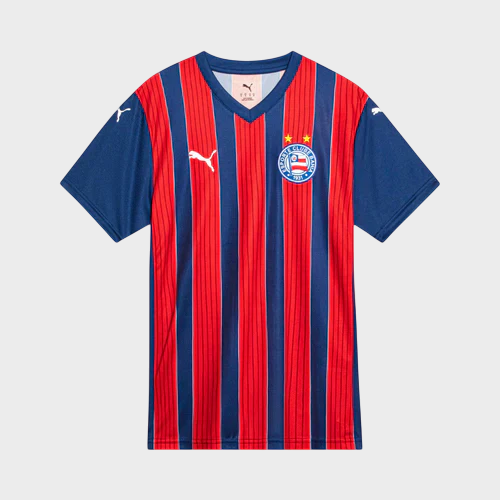 Camisa EC Bahia II 25/26 Torcedor Masculina Azul e Vermelho