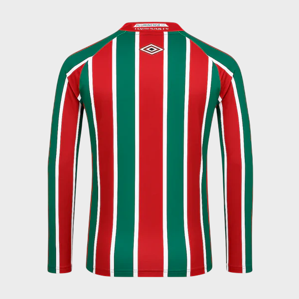 Camisa Manga Longa Fluminense I 25/26 Torcedor Masculina Vinho e Verde
