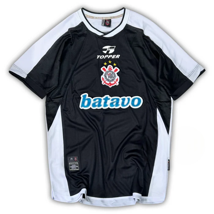 Camisa Retrô Corinthians I 2000 Preta