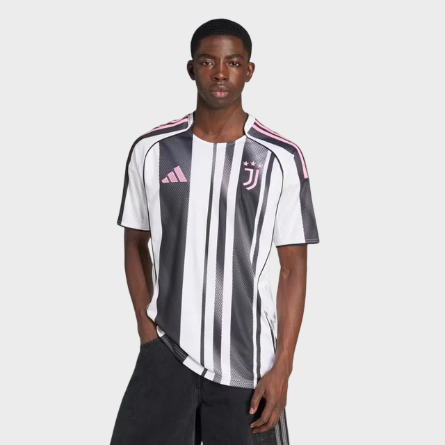 Camisa Juventus I 25/26 Torcedor adidas Masculina Branco e Preto