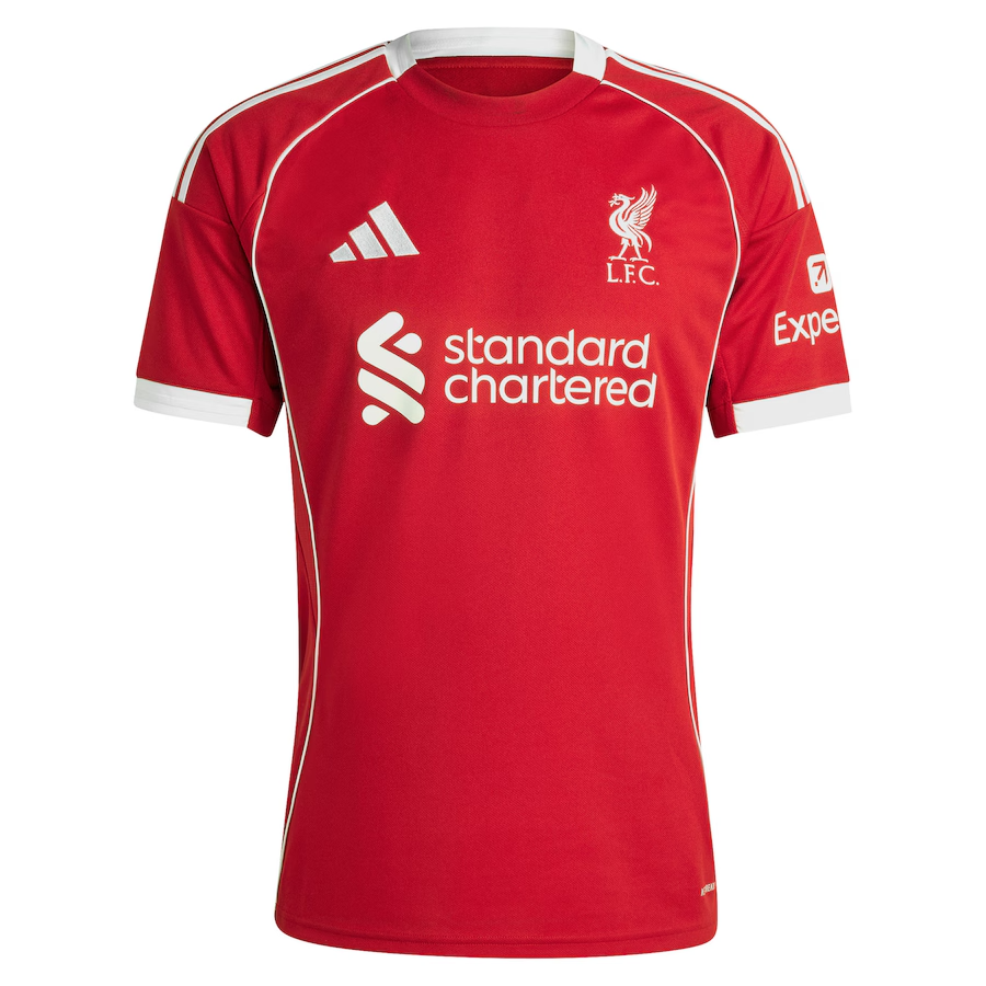 Camisa Liverpool I 25/26 Torcedor Nike Masculina Vermelho