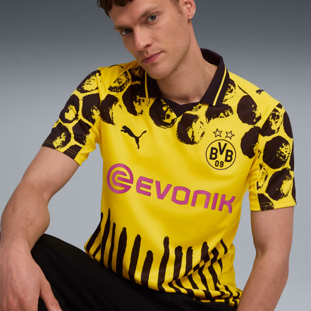 Camisa Borussia Dortmund x KidSuper 25/26 Torcedor Puma Masculina Amarelo
