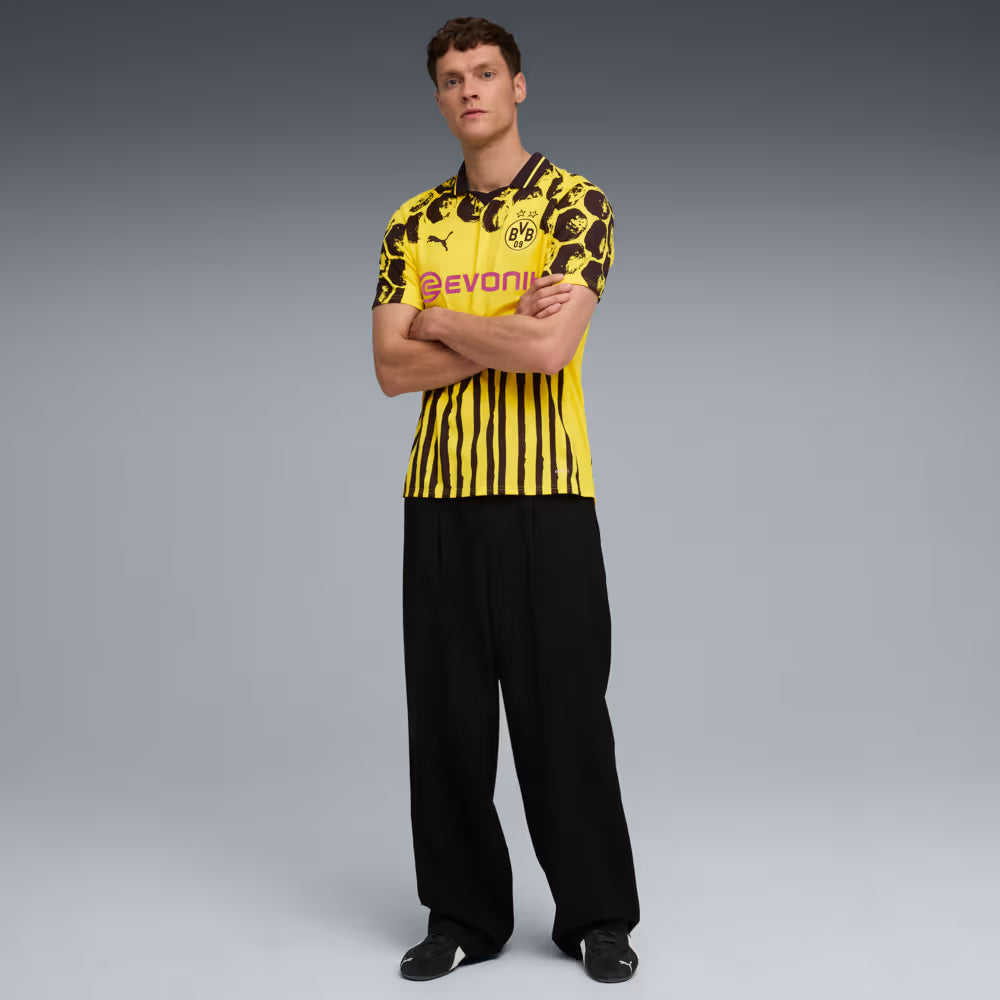 Camisa Borussia Dortmund x KidSuper 25/26 Torcedor Puma Masculina Amarelo