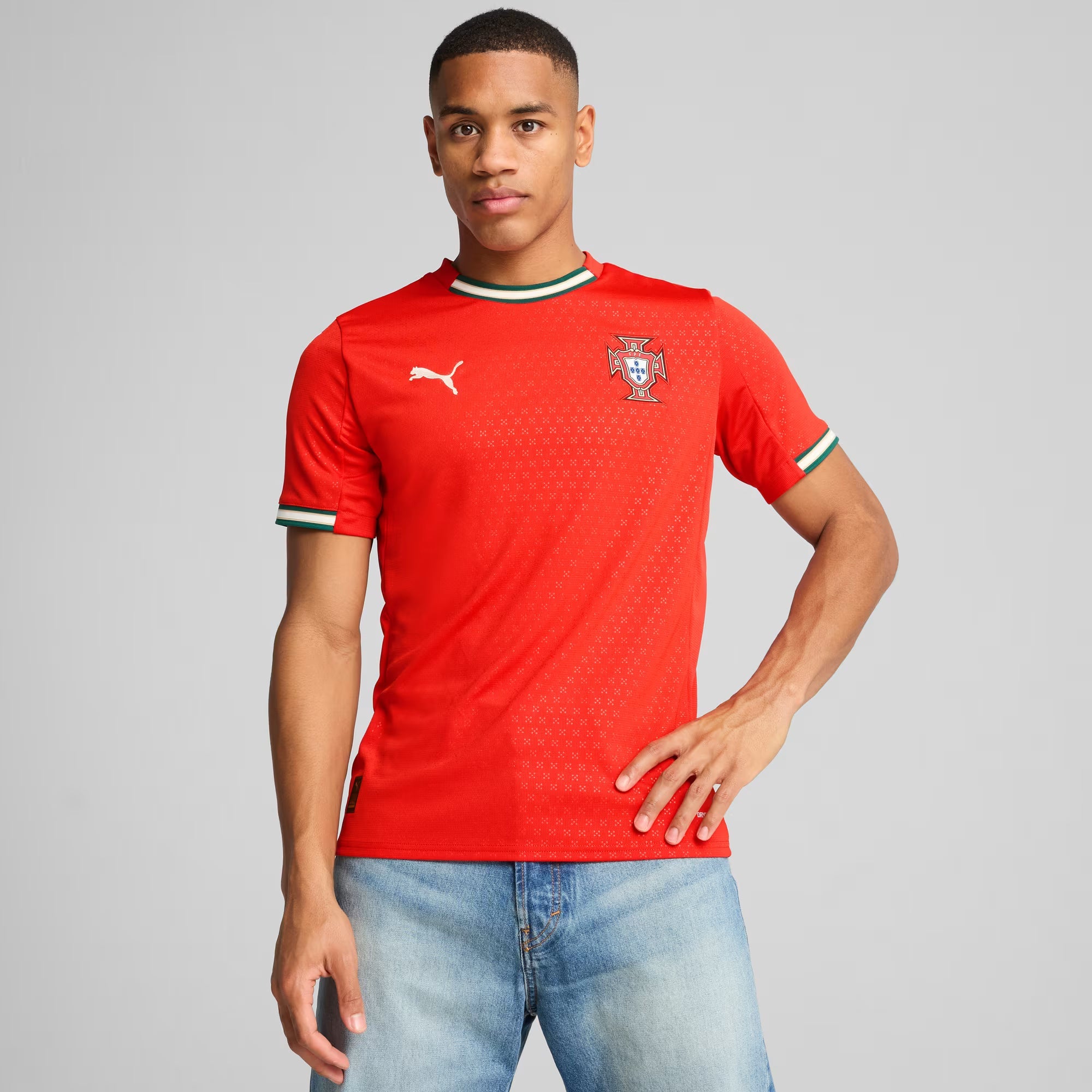 Camisa Portugal I 25/26 Torcedor Puma Masculina