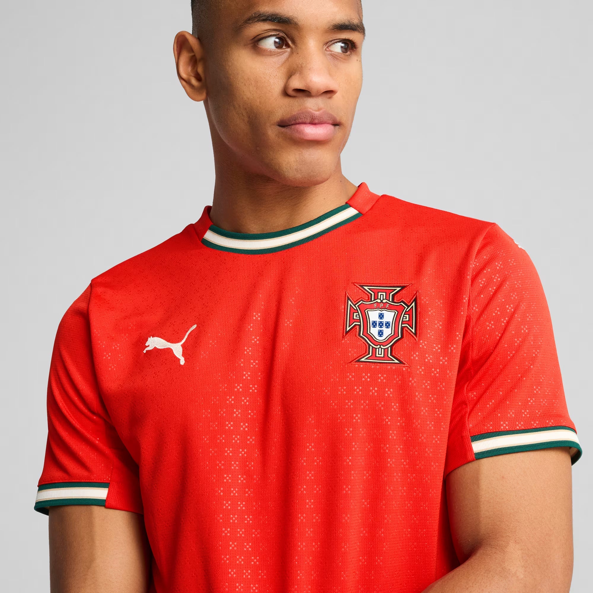 Camisa Portugal I 25/26 Torcedor Puma Masculina
