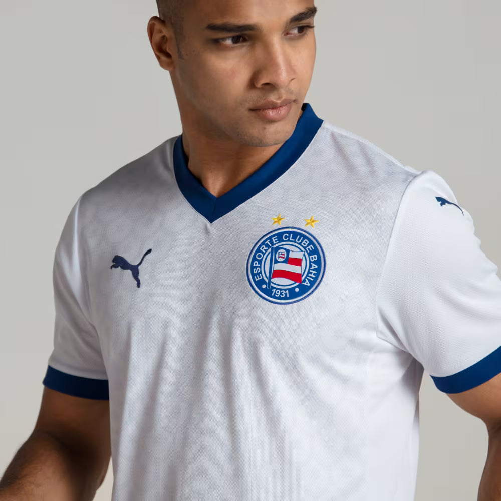 Camisa EC Bahia I 25/26 Torcedor Masculina Branco