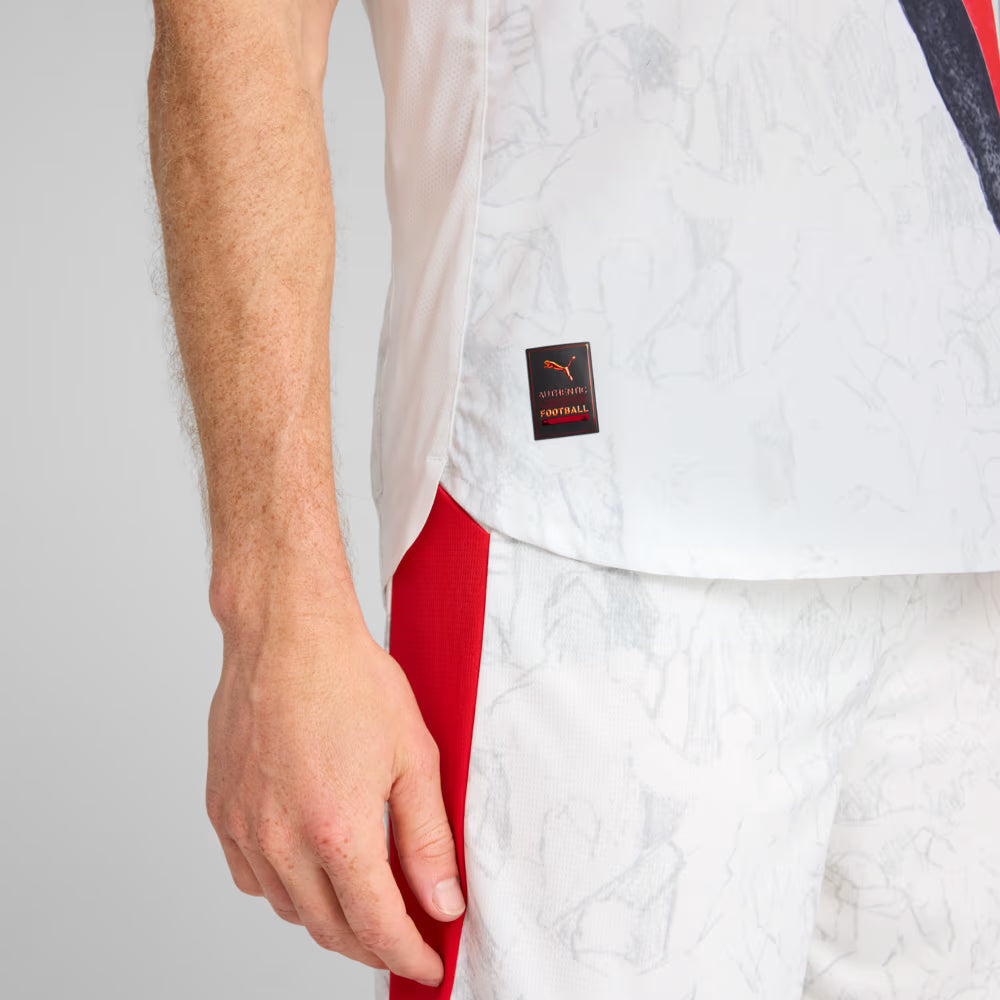 Camisa Manchester City x KidSuper 25/26 Torcedor Puma Masculina Branca
