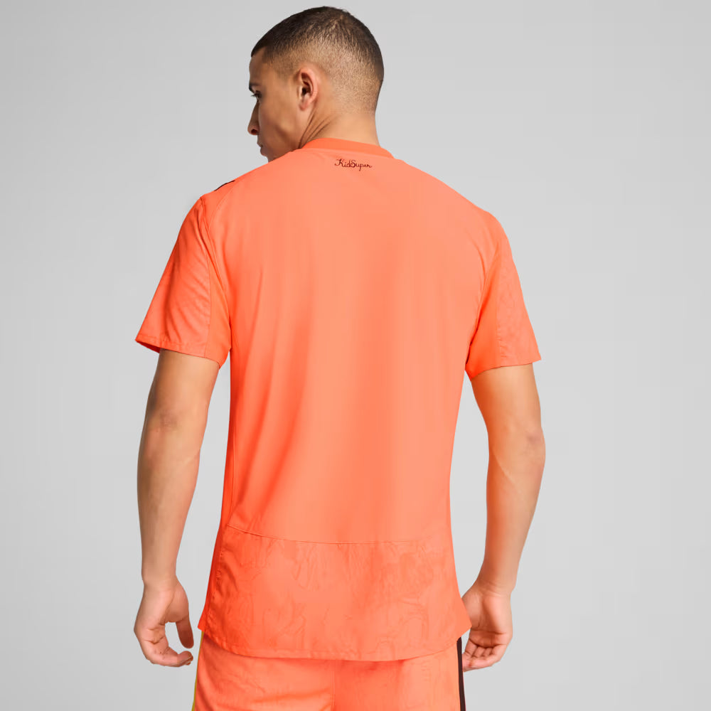 Camisa Manchester City x KidSuper 25/26 Torcedor Puma Masculina Laranja