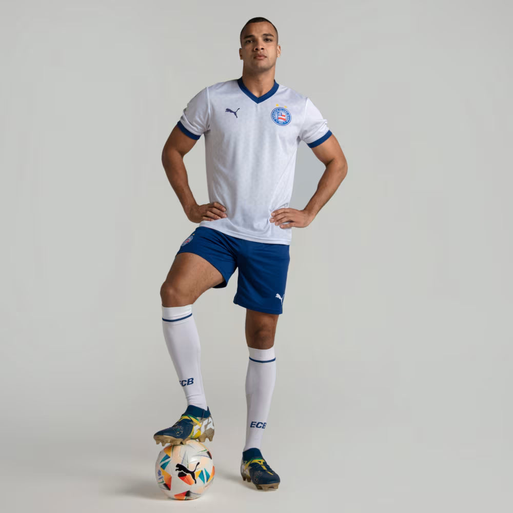 Camisa EC Bahia I 25/26 Torcedor Masculina Branco