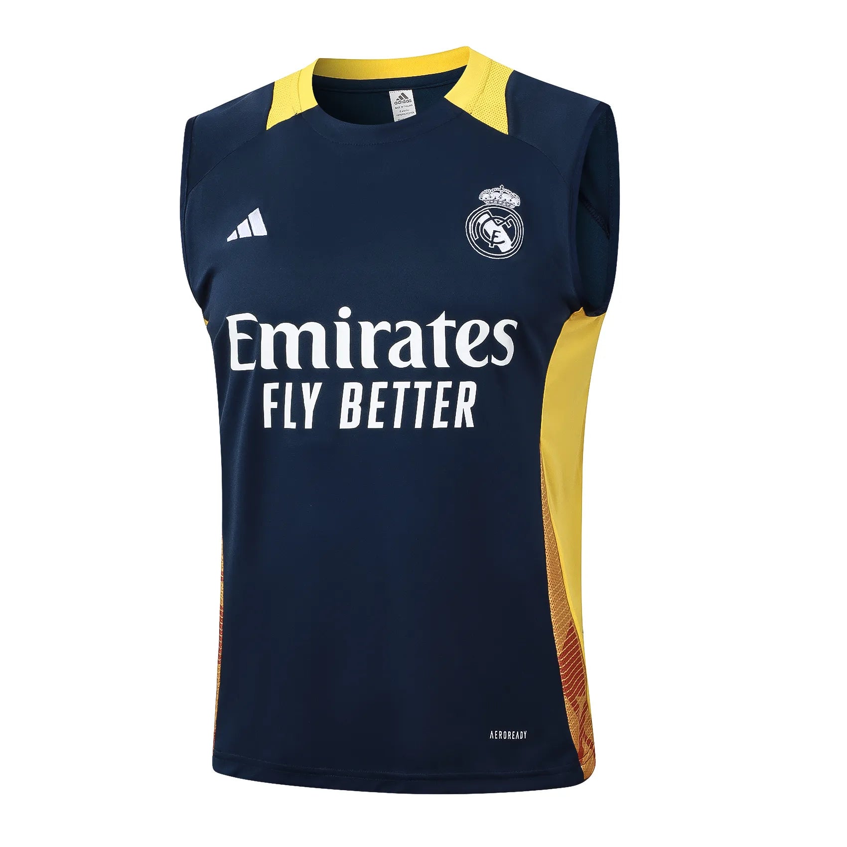 Conjunto Real Madrid Treino Regata 24/25 Azul Escuro