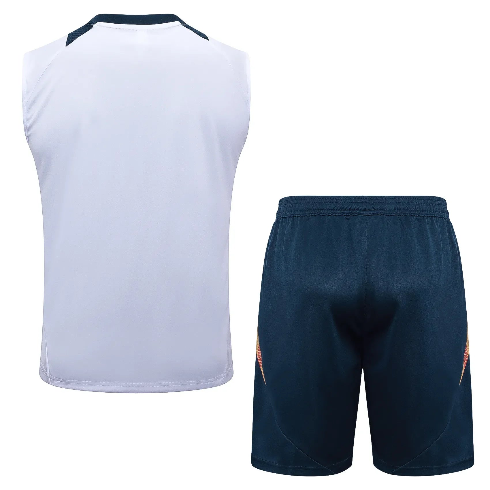 Conjunto Real Madrid Treino Regata 24/25 Branco