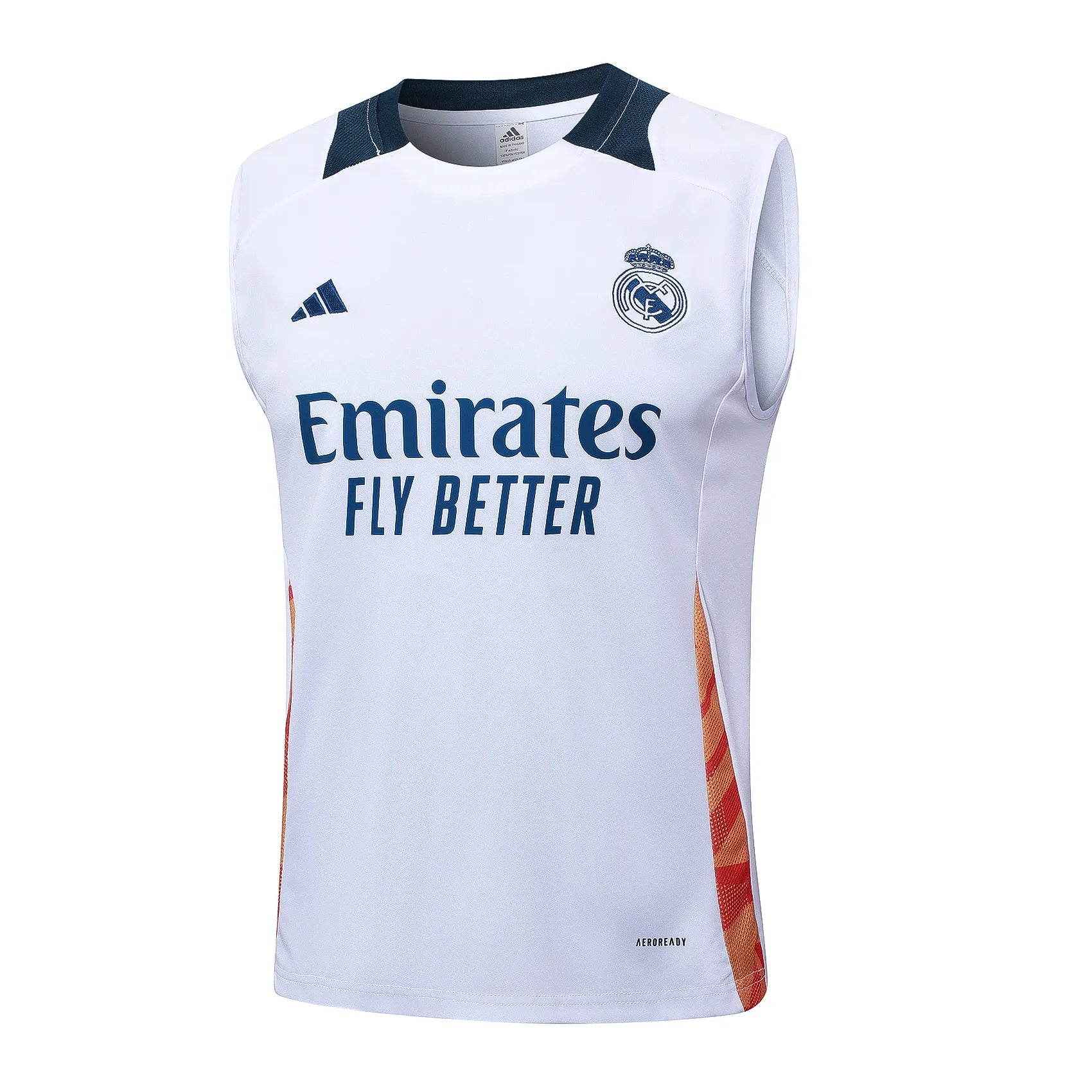 Conjunto Real Madrid Treino Regata 24/25 Branco