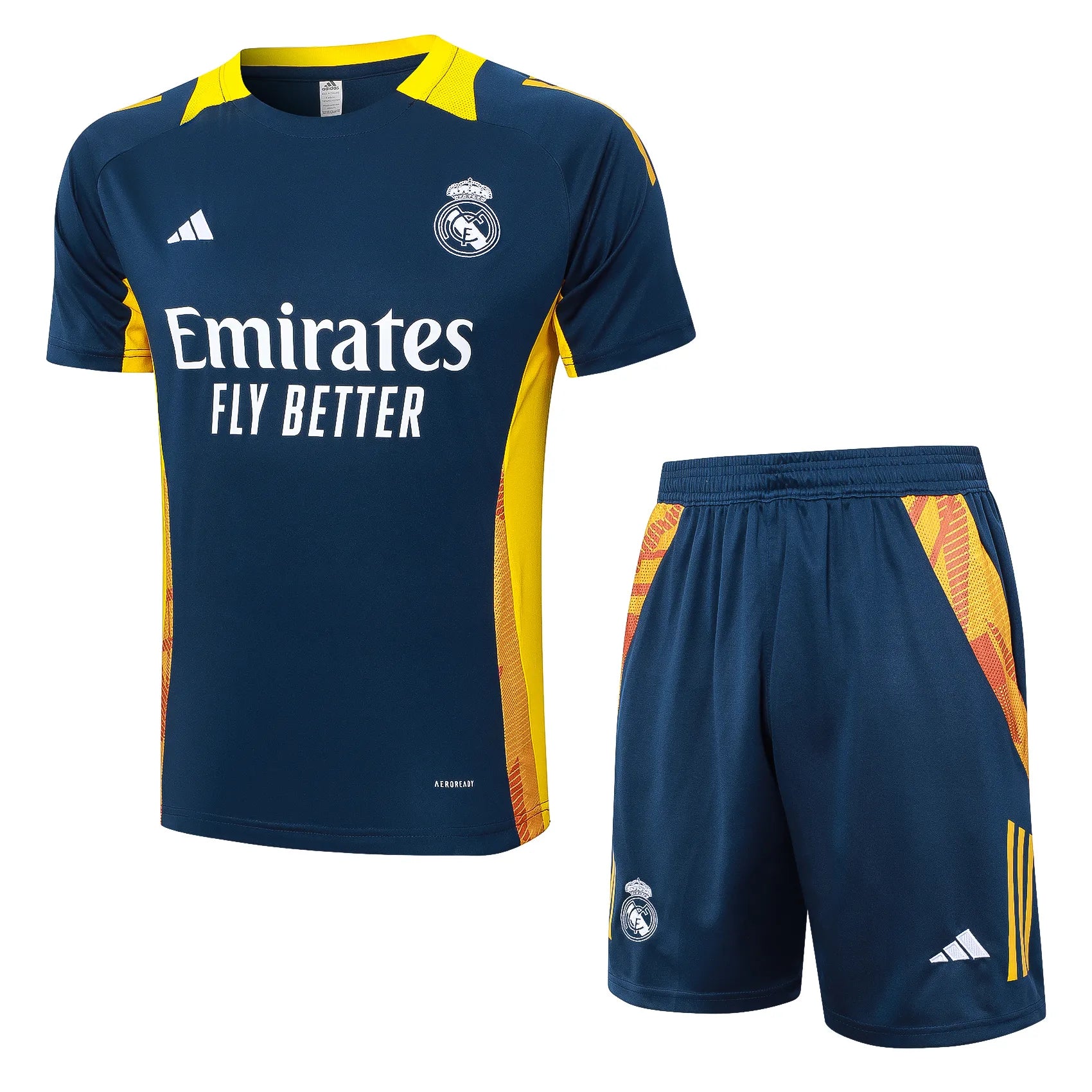 Conjunto Real Madrid Treino 24/25 Azul Escuro