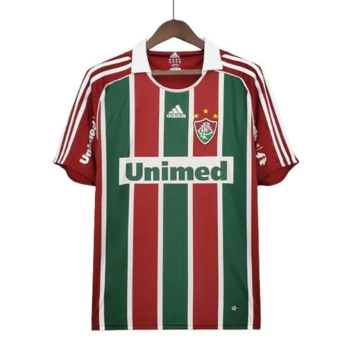 Camisa Fluminense I 2008/2009 Retrô Vinho e Verde